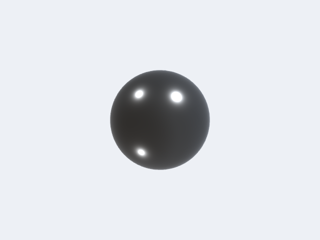 Steel material on a sphere